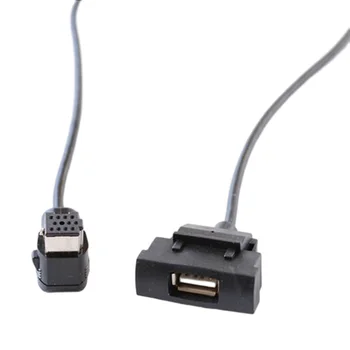 1 шт. интерфейс USB 12-контактный аудиокабель-адаптер для автомобильного радио RCD510 Panle USB-разъем для Skoda Для Octavia