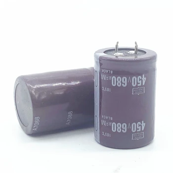 1 шт./лот, алюминиевый электролитический конденсатор 450 В 680 мкФ, размер 35*50 мм, 450 В 680 мкф, 20%