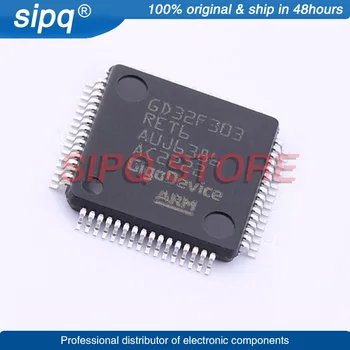10 шт./ЛОТ GD32F303RET6 LQFP-64 (10x10) 32-разрядный микроконтроллер для самостоятельных проектов и создания прототипов