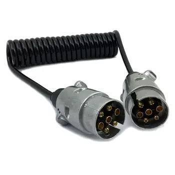 12 В 7-контактный водонепроницаемый с пружинным кабелем 1,5 для подключения удлинительной проводки М