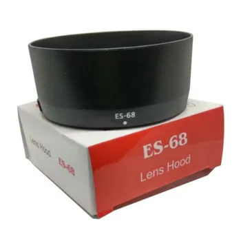 1шт ES68 ES-68 Бленда объектива камеры для Canon EOS EF 50 мм f/1.8 STM 49 мм протектор объектива с упаковочной коробкой