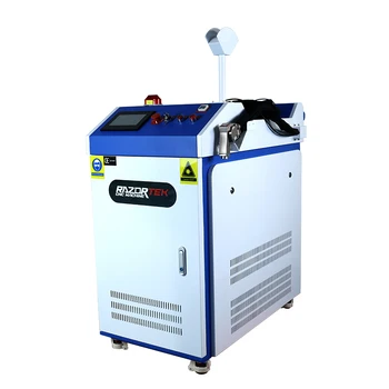 2023 широко используемая машина для очистки волоконным лазером новой модели Razortek мощностью 1000 Вт 2000 Вт 3000 Вт от ржавчины масляной краски пыли