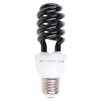 220 В 20 Вт E27, флуоресцентная лампа Blacklight CFL, замена УФ-лампы, ловушка для мух