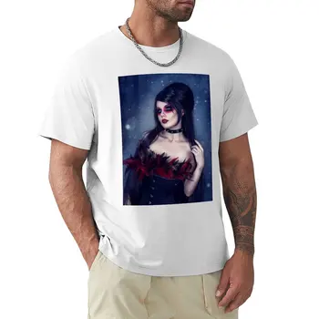 Blind Mag футболка с портретом в готическом стиле, мужская одежда, футболка нового выпуска, футболки на заказ, футболки оверсайз, мужские футболки