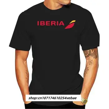 IBERIA Airlines Kaus Perjalanan Spanyol Kaus Pria Baru Kaus Katun Pria Kaus Oblong Merek Musim Panas Ukuran Eropa