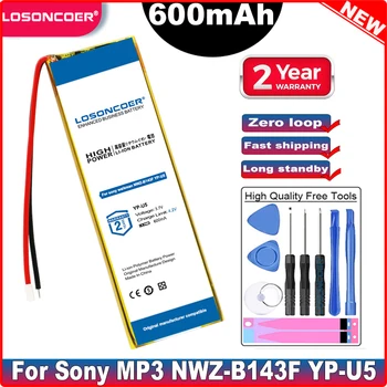 LOSONCOER 600 мАч Полимерный Литий-ионный Аккумулятор Для Sony Walkman NWZ-B143F Для SAMSUNG YP-U5 Аккумулятор MP3-плеера