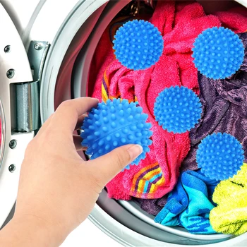 Magic Laundry Balls Средство для стирки, Многоразовые шарики-сушилки из ПВХ для ванной, Стиральная машина для чистки, Сушильный шар для смягчения ткани