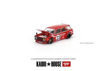 Mini GT x Kaido House 1: 64 Datsun KAIDO 510 Wagon CARBON FIBER V2 KHMG063 Литая под давлением модель Автомобиля Коллекция Ограниченной серии Хобби-Игрушек