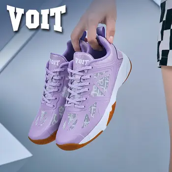 Voit / Carbon Plate Летняя амортизирующая Дышащая мужская обувь для бега, настольного тенниса, бадминтона, волейбола, спортивных женских кроссовок