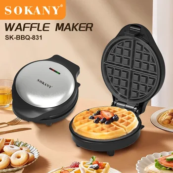 Вафельная машина SOKANY831 Кухонная техника Вафельная машина для приготовления завтрака Двусторонняя выпечка