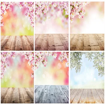 Виниловые фоны для фотосъемки в виде цветов и деревянных досок, текстура деревянного пола, тематический фон для фотосъемки, цветочная стена, фон для штор
