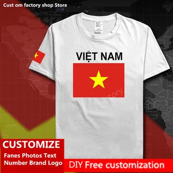 Вьетнамская футболка На Заказ Джерси Фанаты DIY Имя Номер Логотип Бренда Футболка Высокая Уличная Мода Хип-Хоп Свободная Повседневная Футболка