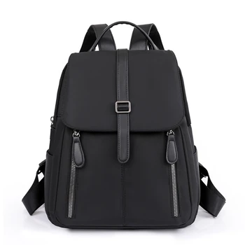 Женский рюкзак Lock, повседневные дорожные школьные сумки для девочек-подростков, большая вместительная высококачественная сумка с несколькими застежками-молниями 2023 г.