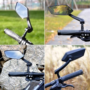 Зеркало заднего вида для велосипеда, Гибкое, вращающееся на 360 градусов, защитные зеркала заднего вида для велосипеда, MTB Велосипеда, аксессуары для велоспорта, велосипед