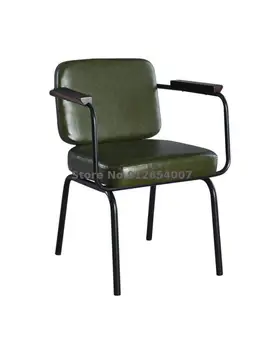 Индивидуальный стул в индустриальном стиле, Американское Кафе-бар из кованого железа, Металлический Дизайнерский стул для отдыха в стиле Лофт, Креативный обеденный стул в стиле ретро