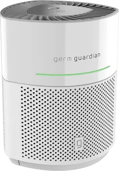 Интеллектуальный Очиститель воздуха Germ Guardian AirSafe + с 360-градусным фильтром HEPA 13 улавливает 99,97% загрязняющих веществ, Дым от лесных пожаров, Большие