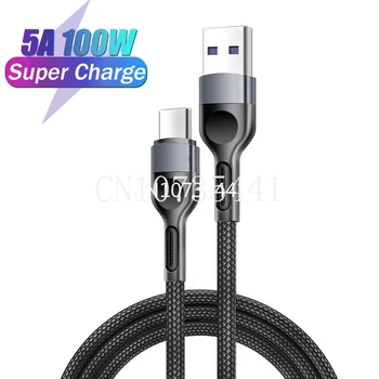 Кабель USB C тип c кабель Быстрой Зарядки Шнур Передачи Данных Кабель Зарядного устройства c Для Samsung s21 s20 A51 xiaomi mi 10 redmi note 9s 8 Huawei P50