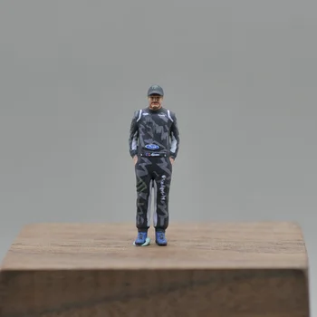 Модель человека-гонщика в масштабе 1:64, набор для сцены, имитирующий персонажа, кукла из смолы для сцены, сделай сам