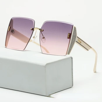 Модные квадратные солнцезащитные очки с защитой от ультрафиолета, классические винтажные солнцезащитные очки для женщин, роскошные очки, женские солнцезащитные очки для улицы UV400