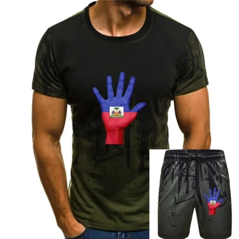 Мужская футболка haiti, дизайнерская футболка с коротким рукавом S-XXXL, свободная, Новый стиль, весенне-осенняя рубашка с рисунком