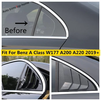 Накладка Жалюзи заднего стекла Подходит Для Mercedes Benz A Class W177 A200 A220 Седан 2019-2023 Внешние Аксессуары