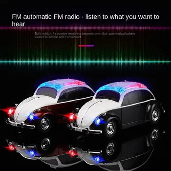Новая портативная Ретро беспроводная модель автомобиля Bluetooth Динамик Радио TF Карта Сабвуфер Сотовый Настольный Спорт на открытом воздухе Кадриль Аудио