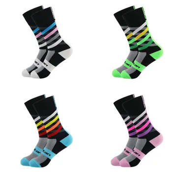 Новые велосипедные носки Мужские женские Профессиональные баскетбольные носки для занятий спортом на открытом воздухе, носки для горных велосипедов, носки для бега