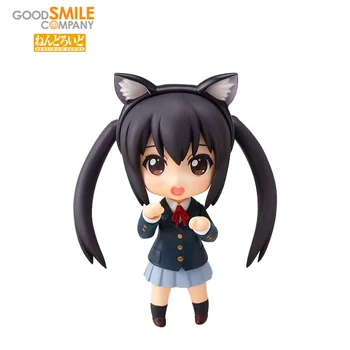 Оригинальный запас GSC Good Smile NENDOROID 104 Nakano Azusa K-ON！ ПВХ Фигурка Аниме Модель Игрушки Коллекция Кукла Подарок 10 см