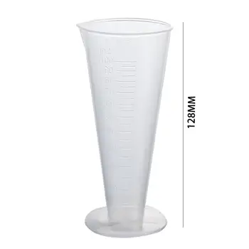 Пластиковый мерный стаканчик объемом 100 МЛ, Прозрачные весы, мерный стаканчик, носик для наливки без ручки, емкость для жидкости для кухонных принадлежностей, бара