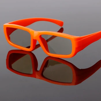 Поляризованные Пассивные Детские 3D-очки с Поляризованными линзами Обеспечивают 3D-визуальный эффект Без 3D для ТВ / Фильмов /Кинотеатра
