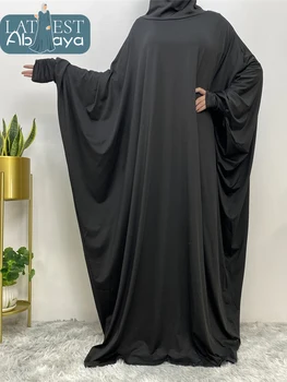 Последнее Молитвенное Платье Абая Для мусульманских Женщин, Платье-Хиджаб, Дубайский Кафтан С Капюшоном И Рукавом 