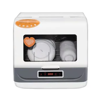 Посудомоечная машина для домашнего рабочего стола, посудомоечная машина без установки, Высокотемпературная мойка и сушка, встроенная мини-посудомоечная машина