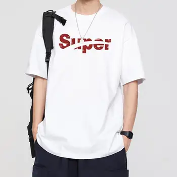 Уличная одежда из чистого хлопка, футболка с коротким рукавом, мужская удобная гладкая повседневная графическая роскошная спортивная одежда Y2k в стиле аниме в винтажном стиле