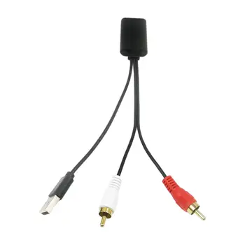 Универсальный автомобильный аудиоприемник USB адаптер Аудиокабель Практичная замена
