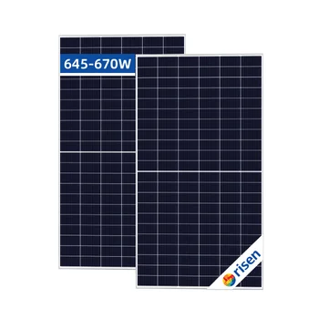 Фотоэлектрическая Панель Risen Energy с Черной Рамкой Фотоэлектрические Модули 430 Вт 435 Вт 440 Вт 445 Вт Pannelli Fotovoltaici
