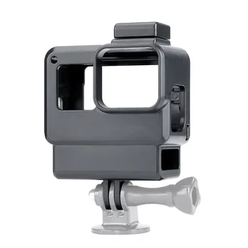 Чехол для видеоблога, корпус экшн-камеры, каркас для камеры для видеоблогинга, крепление для холодного башмака для GoPro Hero 7 6 5 Черный для внешнего микрофона